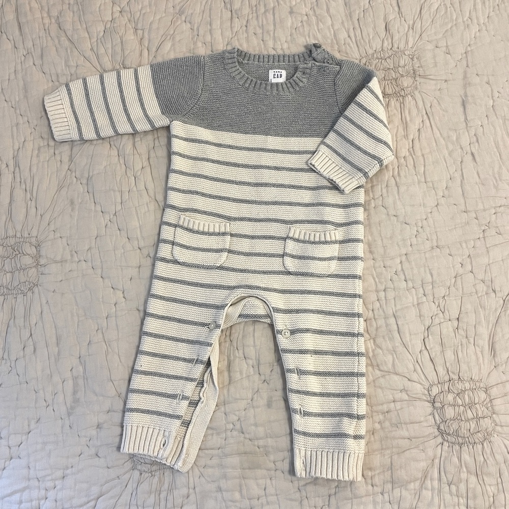 Gap Sweater Onesie (6-12mo)